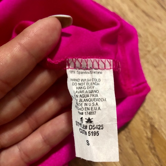 High Neck Neon Bodycon Dress - Picture 4 of 4